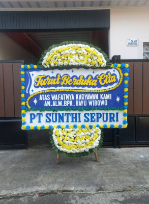 Papan Bunga Duka di Purba Tua
